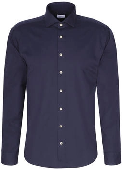 Seidensticker Kragen Casual Hemd Regular Uni (01.145031) blau