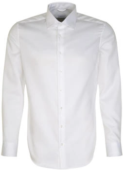 Seidensticker Twill Business Hemd Shaped Uni (01.846005) weiß