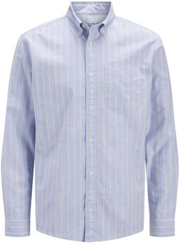 Jack & Jones Brook Oxford Langarmhemd (12192150) coronetblue/slimfit