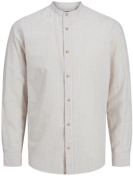 Jack & Jones Summer Band Langarmhemd (12269319) oxfordtan/stripe