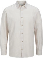 Jack & Jones Langarmhemd "JJESUMMER SHIRT LS SN" mit Hemdkragen