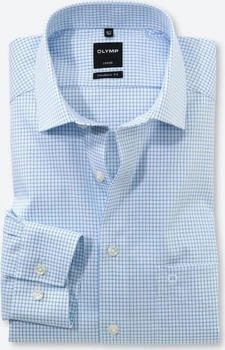 OLYMP Luxor Business Hemd Modern Fit Karo (7766-41-11) blau