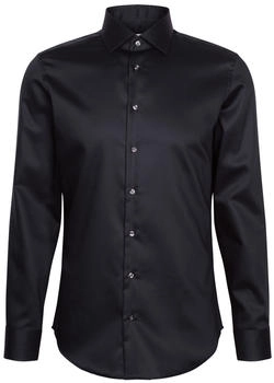 Seidensticker Twill Business Hemd Slim Uni (01.643510) schwarz