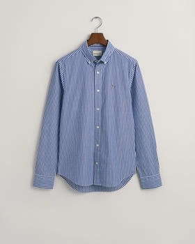 GANT Slim Poplin Stripe Shirt Hemd (3000132) college blue GANT Slim Poplin Stripe Shirt Hemd (3000132) college blue