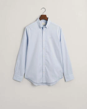 GANT St&uuml;ckgef&auml;rbtes Regular Fit Leinen-Hemd (3240120) light blue