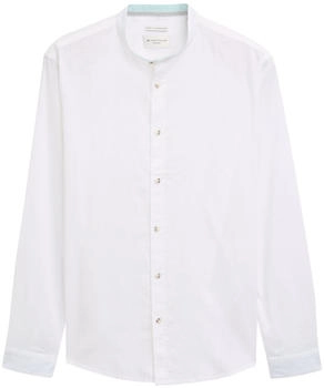 Tom Tailor Regular Fit Hemd mit Leinenanteil White (1045101_20000)