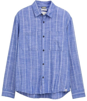 Tom Tailor Denim Relaxed Fit Hemd mit Leinenanteil royale blue stripe (1045189_37661)