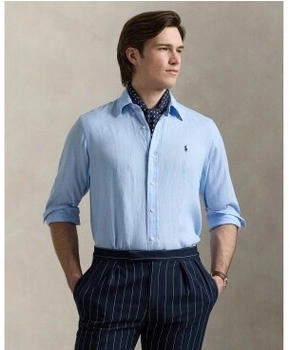 Polo Ralph Lauren Custom-Fit Leinenhemd (100040550) office blue