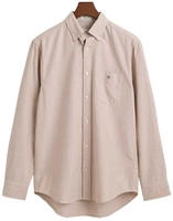 Gant 3000200-213-S, Gant Oxford Long Sleeve Shirt Beige S Mann Warm Khaki