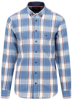 Fynch-Hatton Hemd aus Flanell mit Karomuster (14106030) cloud blue