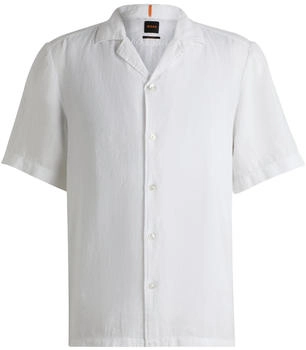 Hugo Boss Regular-Fit Hemd aus Leinen - Style Rayer_M 50546244 Weiß