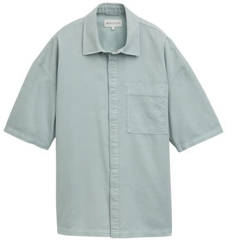Tom Tailor Denim Overshirt Hemd mit kurzen Ärmeln light ice blue (1046166_28129)