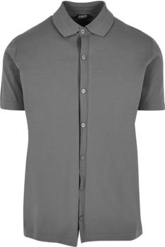 Urban Classics Knitted Shirt Kurzarm Hemd