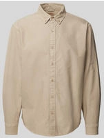 Levis Langarmhemd "AUTHENTIC BUTTON DOWN" mit Ton-in-Ton Logostickerei auf der Brust