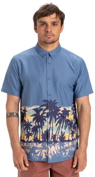 Quiksilver Apero Classic Engineered SS Hemd coronet blue engineered