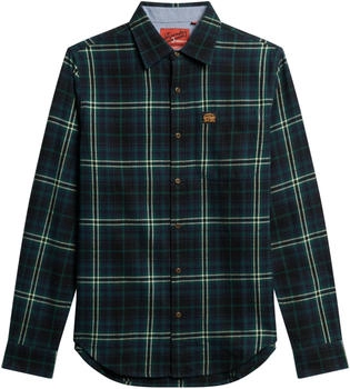Superdry Hemd marine dunkelgrün weiß