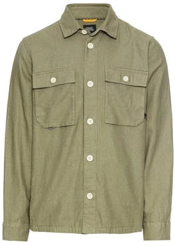 Camel Active Overshirt Leinen-Baumwoll-Mix dusty khaki
