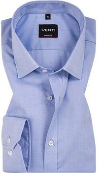 Venti Hemd Body Fit extralang blau