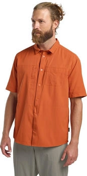 Jack Wolfskin Sierra Canyon SS Shirt burnt orange schwarz