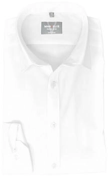 Marvelis Businesshemd Langarm Super Slim Urban Kent weiss