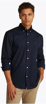 Tommy Hilfiger TH Flex Regular Fit Popelinehemd (MW0MW39988) navy blue