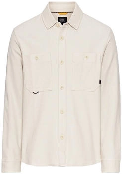 Camel Active Overshirt aus Baumwolle beige Menswear