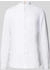 Boss Orange Leinenhemd 'Race' Regular Fit Stehkragen weiss