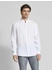 Boss Orange Leinenhemd 'Race' Regular Fit Stehkragen weiss