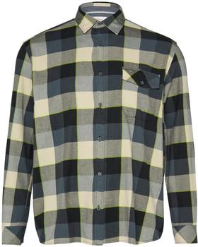s.Oliver Regular Fit: Kariertes Flanellhemd mit Brusttasche grau 2158867.95N1.