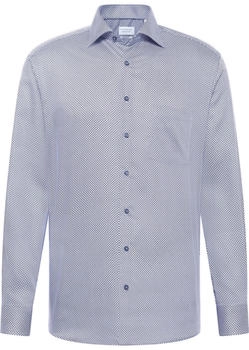 Eterna Modern Fit Langarm Hemd mittelblau gedruckt 4382-12-X19K Eterna Modern Fit Langarm Hemd mittelblau gedruckt 4382-12-X19K
