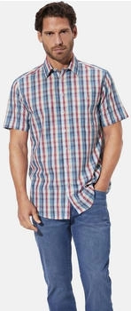 Babista Kurzarmhemd blau Regular Fit Baumwolle