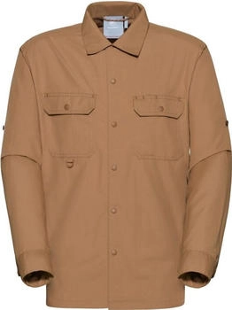 Mammut Highland Longsleeve Hemd braun schwarz