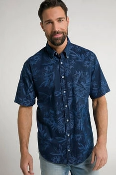 JP 1880 Kurzarmhemd Hemd Halbarm Buttondown-Kragen Modern Fit