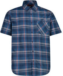 CMP Men's Short Sleeve Checked Shirt (30T9937) b.blue ocean tango