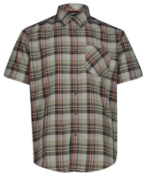 CMP Men's Short Sleeve Checked Shirt (30T9937) sage-antracite-ruggine