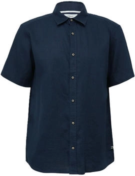 s.Oliver Regular Fit: Leichtes Kurzarmhemd aus 100% Leinen blau 2164612.5852.