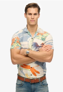Superdry Merchant Store Hawaii-Hemd weiß M4010945A