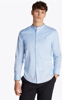 Tommy Hilfiger Langarmhemd Flex Poplin Solid Mao RF blau Sweet Blue