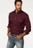 Arizona Jeans Langarmhemd im Western-Stil bordeaux