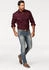Arizona Jeans Langarmhemd im Western-Stil bordeaux