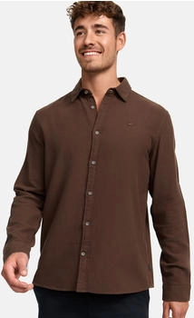 Indicode Hemd Regular Fit braun