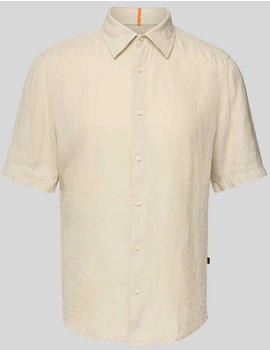 Boss Orange Leinenhemd 'RASH' 2-Arm sand