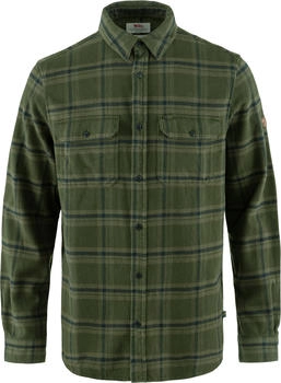 Fj&auml;llr&auml;ven &Ouml;vik Heavy Flannel Shirt M (82978) deep forest/laurel green