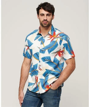 Superdry Hawaii-Hemd weiß M4010353A