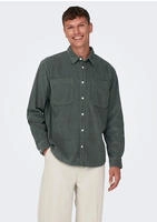 ONLY & SONS Langarmhemd "OS ONSALP RLX 2PKT WASHD COR"