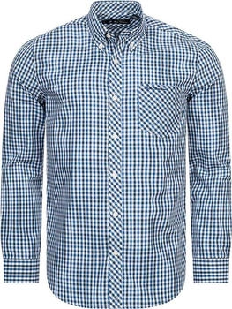 Ben Sherman House Check Langarm Hemd 0077861-lightblue