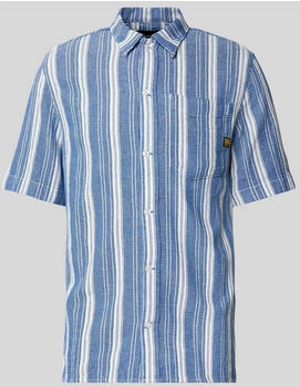 G-Star One Pocket Regular Hemd mehrfarbig deep blue irregular stripe D26183