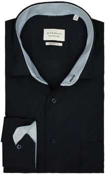 Eterna Cover Shirt marine Comfort Fit bügelfrei 100% baumwolle