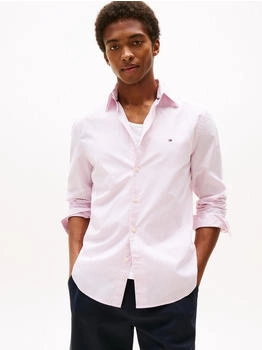 Tommy Hilfiger Flex Poplin Mini Print Regular Fit Hemd rosa