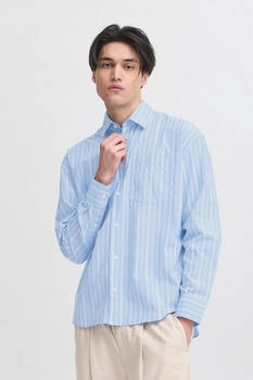 Casual Friday Langarmhemd Vista blue